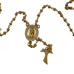 Our Lady of Guadalupe Necklace with Cross