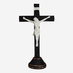 Standing Crucifix Marble Finish - 10.5 x 5 x 19 inches