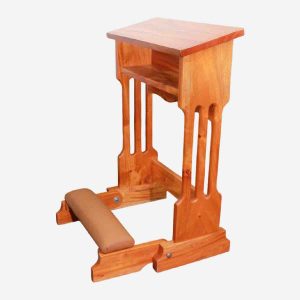 Wooden Single Kneeler - 22.5 x 22 x 23 inches