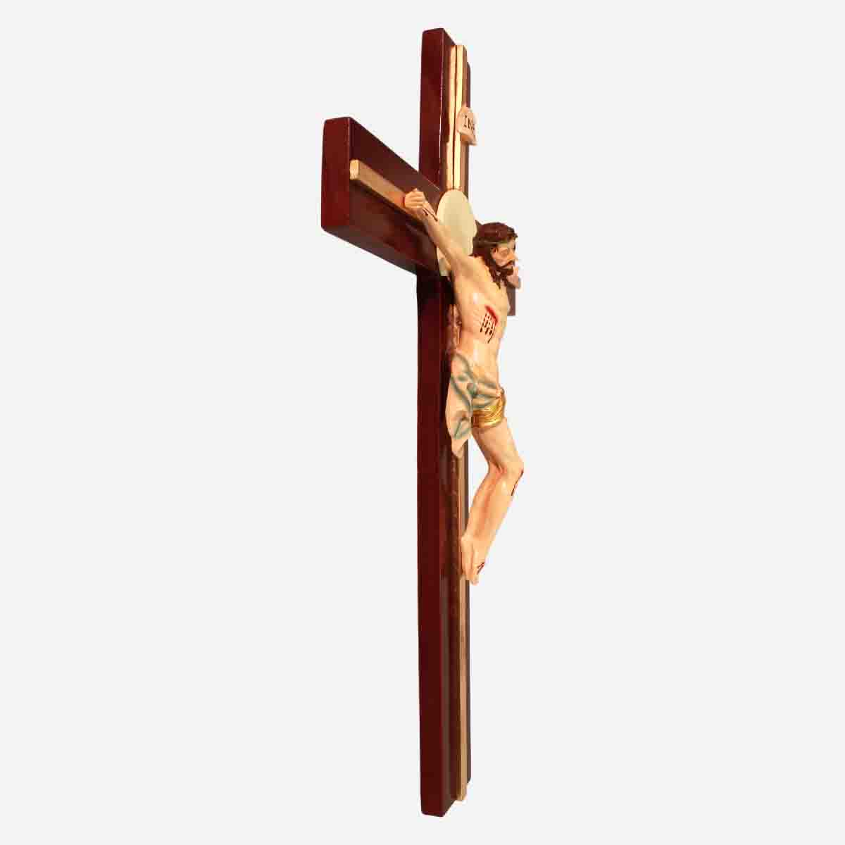 Hanging Crucifix - 11 x 2.5 x 19 inches - Image 3