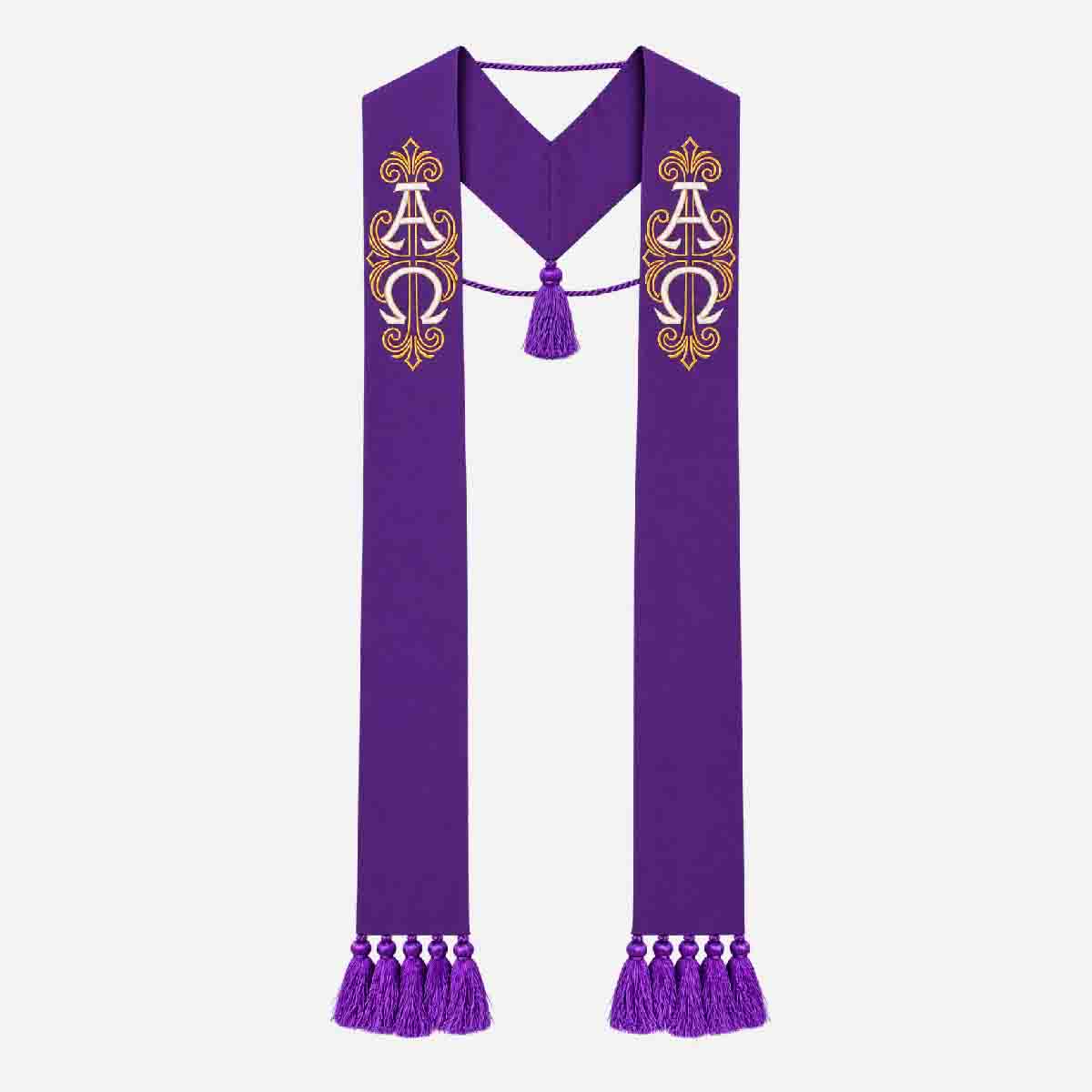 1 Piece Stole - Purple