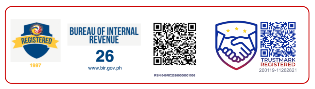 BIR Registered and DTI Trustmark
